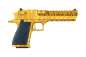 Preview: Magnum Research Desert Eagle 6" Gold Tiger Stripes .50 AE
