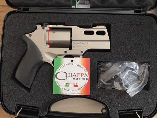 Chiappa Rhino Revolver 30DS (Nickel Plated) 357MAG/3"BBL