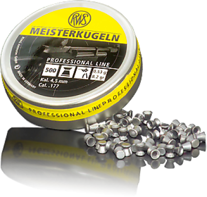 RWS Diabolo RWS Meisterkugel 0,53 g Kal. 4,5 mm / Cal. .177 (500 Stück in Dose)