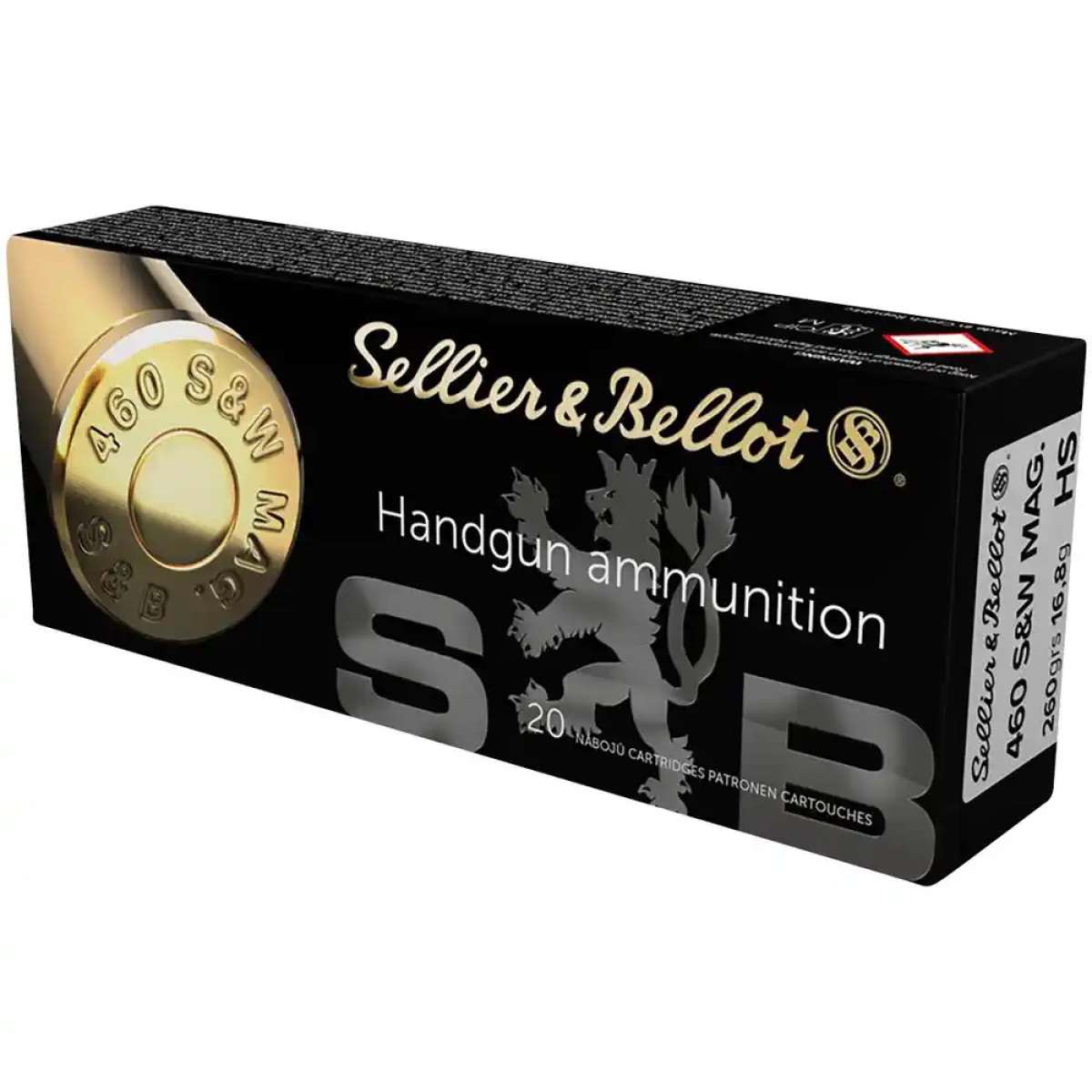 Sellier & Bellot .460 S&W Mag. Hohlspitz 16,8g/260grs.