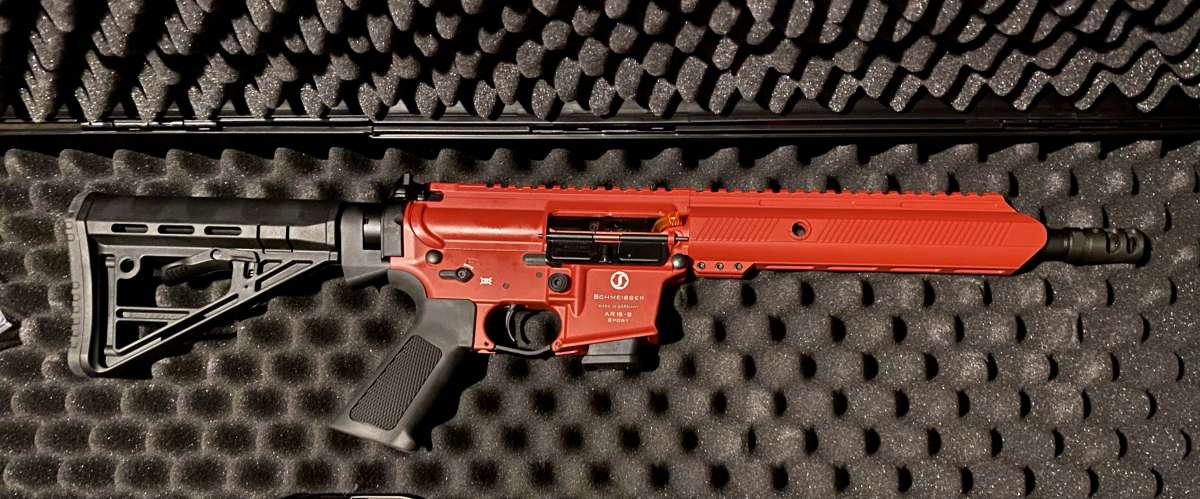 Schmeisser AR15-9 Sport S (9x19) - Special Edition RED
