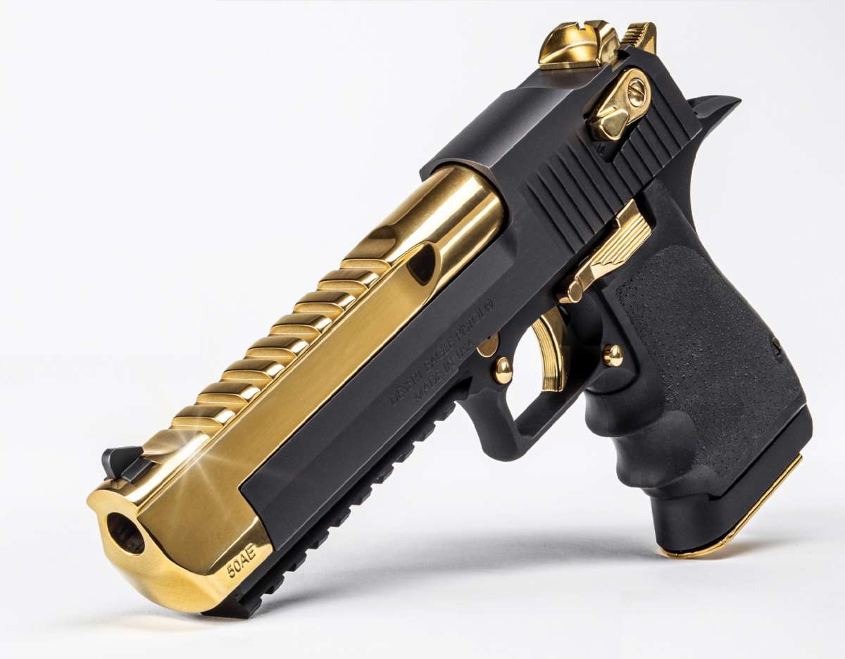 Magnum Research Desert Eagle L6" Black T-Gold .44 Magnum