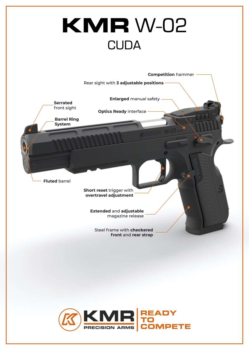 KMR W-02 CUDA O.R (9x19) - Vorführwaffe