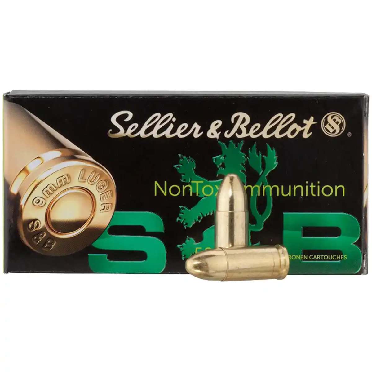 Sellier & Bellot 9 mm Luger TFMJ NonTox 8,0g/124grs.