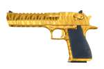 Magnum Research Desert Eagle 6" Gold Tiger Stripes .44 Magnum